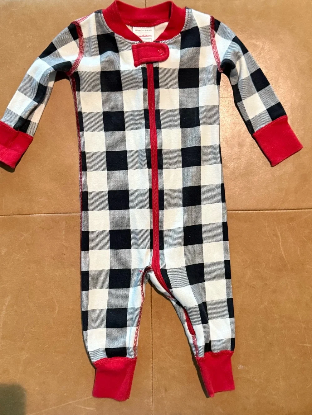 Hanna Andersson Holiday Organic Cotton Coverall 3-6M